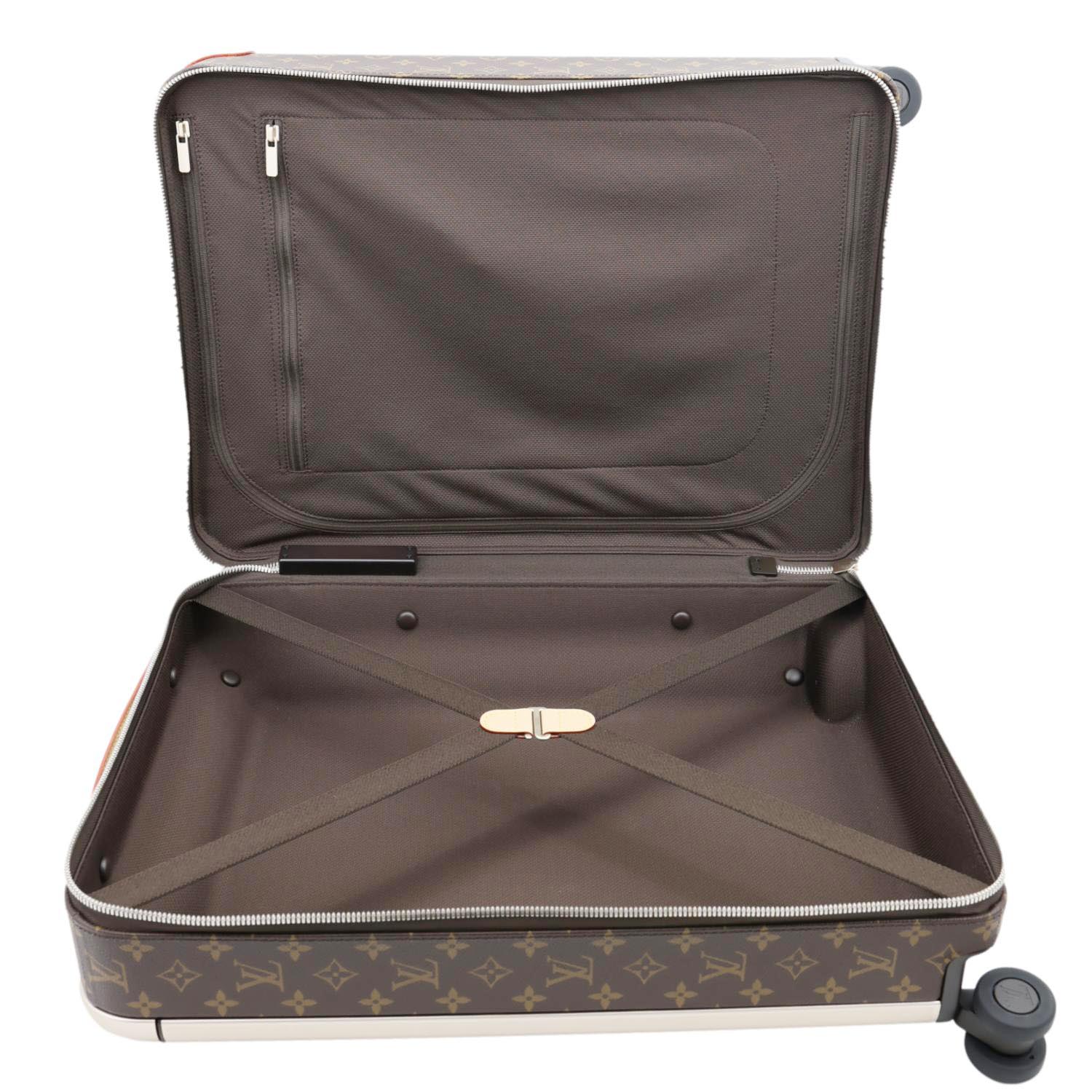 LOUIS VUITTON Horizon 55 Monogram Canvas Travel Bag Brown