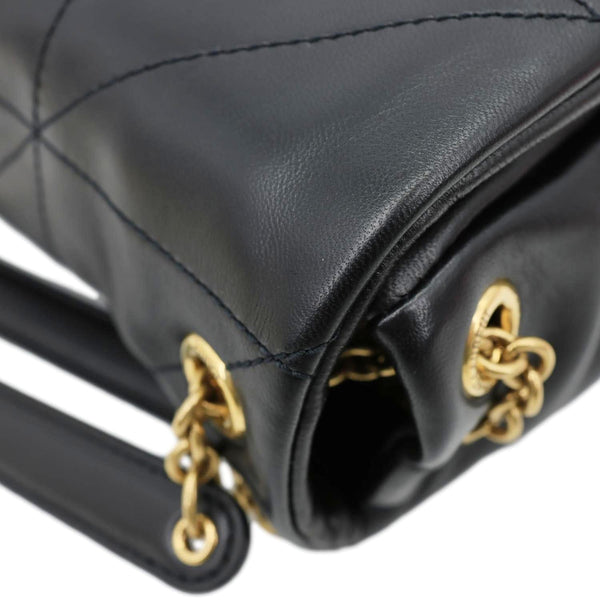 YVES SAINT LAURENT Jamie 4.3 Lambskin Leather Shoulder Bag Black