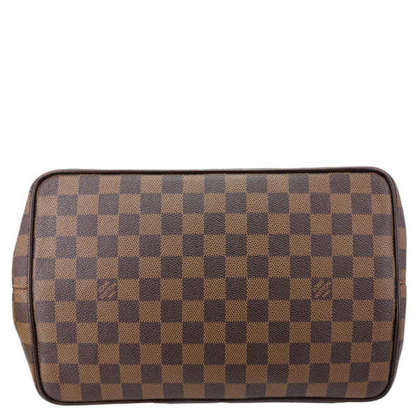 LOUIS VUITTON Bergamo MM Damier Ebene Shoulder Bag Brown