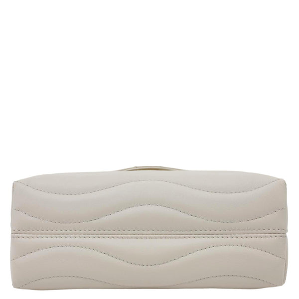 LOUIS VUITTON New Wave Hold Me Calfskin Leather Crossbody Bag Off white