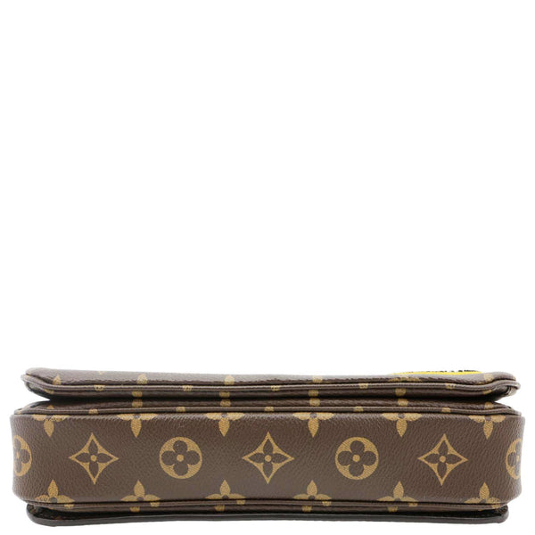 LOUIS VUITTON Metis Pochette Patches Monogram Canvas Crossbody Bag Brown