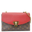 LOUIS VUITTON Saint Placide Monogram Canvas Crossbody Bag Cerise