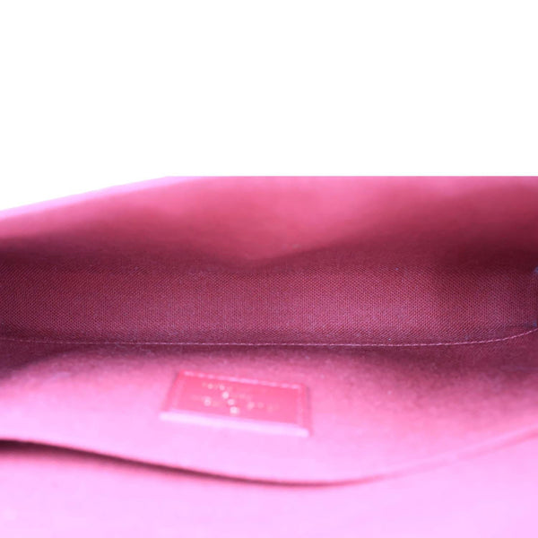 Louis Vuitton Felicie Pochette Monogram Canvas Crossbody Bag Brown