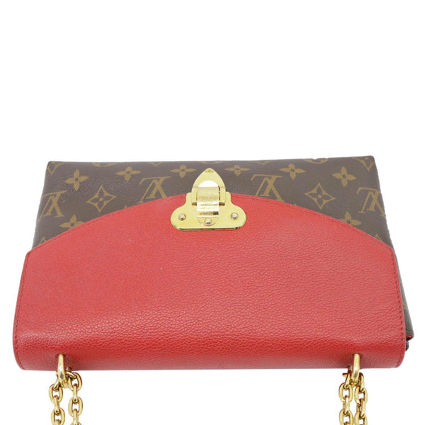 LOUIS VUITTON Saint Placide Monogram Canvas Crossbody Bag Cerise
