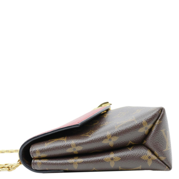 LOUIS VUITTON Saint Placide Monogram Canvas Crossbody Bag Cerise