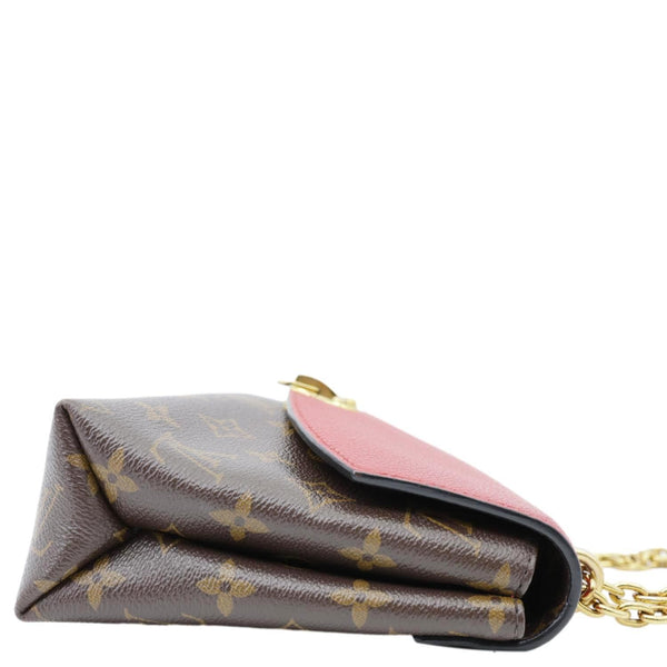 LOUIS VUITTON Saint Placide Monogram Canvas Crossbody Bag Cerise