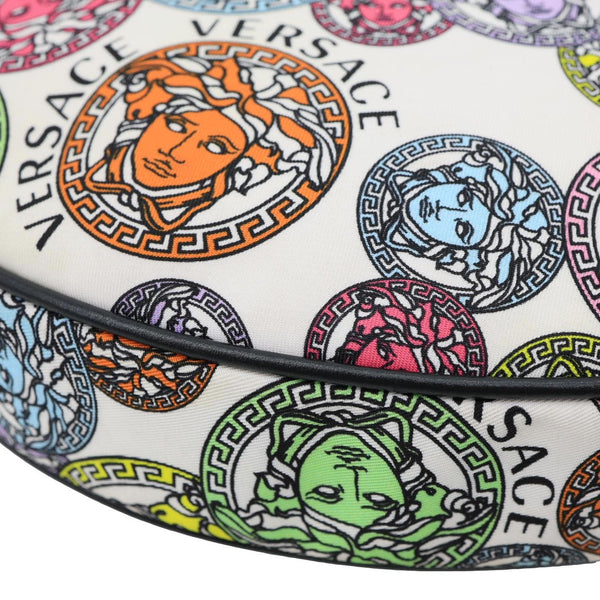 VERSACE Nylon Medusa Amplified Print Hobo Bag Multicolor
