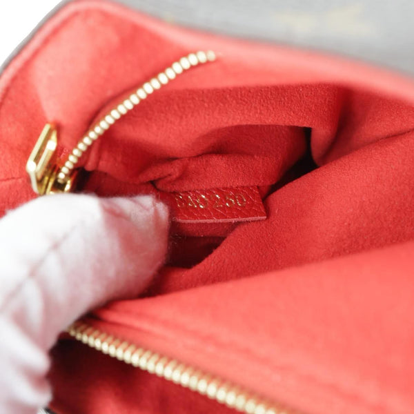 LOUIS VUITTON Saint Placide Monogram Canvas Crossbody Bag Cerise