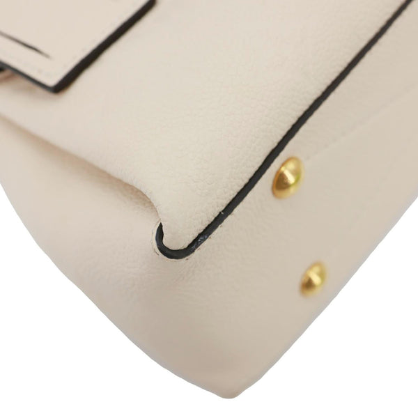 LOUIS VUITTON Georges BB Monogram Empreinte Leather Shoulder Bag Neutral