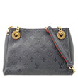 LOUIS VUITTON Surene BB Empreinte Leather Shoulder Bag Navy Blue