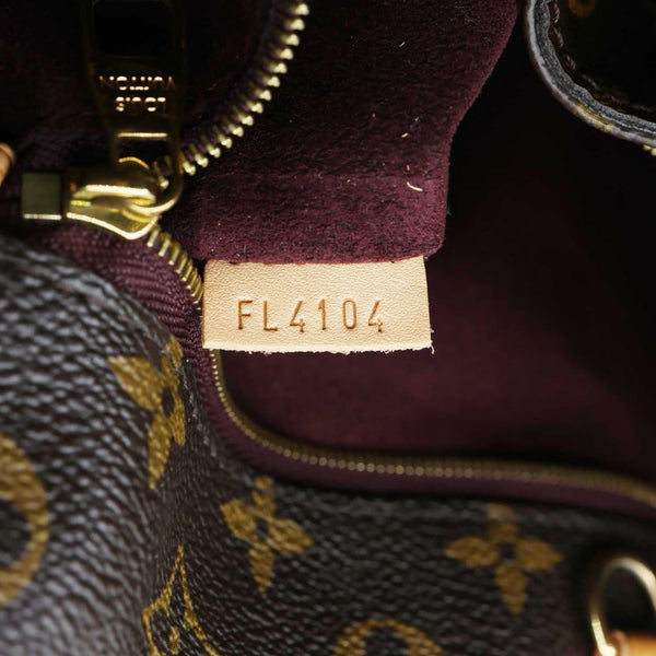 LOUIS VUITTON Voltaire Monogram Canvas Shoulder Bag Brown