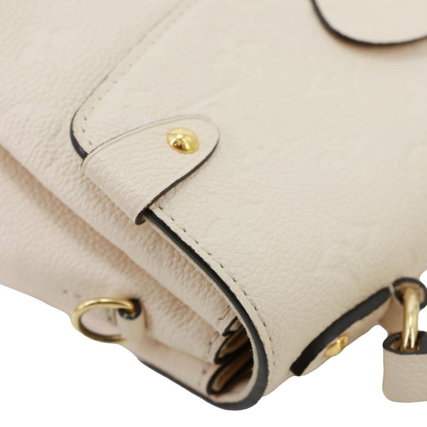 LOUIS VUITTON Georges BB Monogram Empreinte Leather Shoulder Bag Neutral