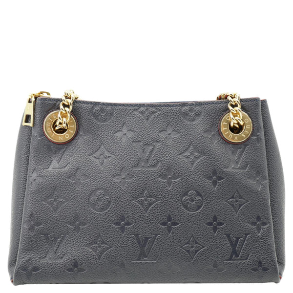 LOUIS VUITTON Surene BB Empreinte Leather Shoulder Bag Navy Blue