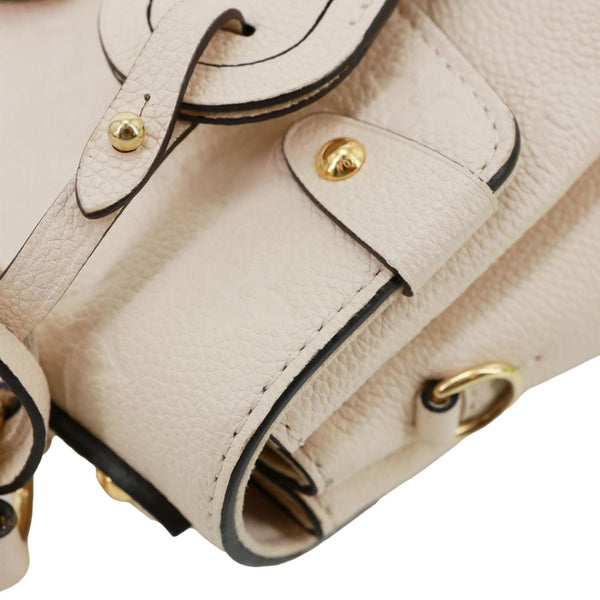 LOUIS VUITTON Georges BB Monogram Empreinte Leather Shoulder Bag Neutral