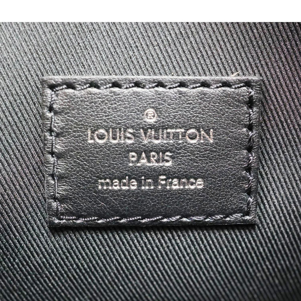 LOUIS VUITTON Soft Trunk Monogram Eclipse Canvas Shoulder Bag Black