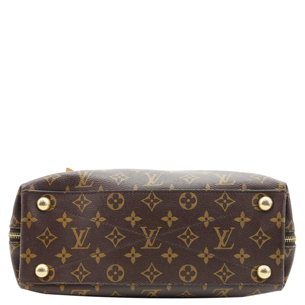 LOUIS VUITTON Voltaire Monogram Canvas Shoulder Bag Brown