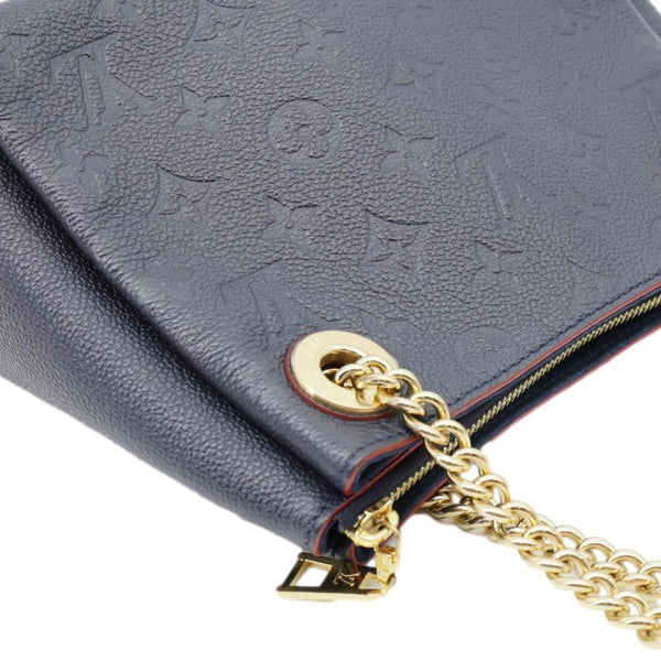 LOUIS VUITTON Surene BB Empreinte Leather Shoulder Bag Navy Blue