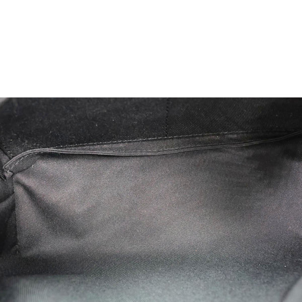 LOUIS VUITTON Soft Trunk Monogram Eclipse Canvas Shoulder Bag Black