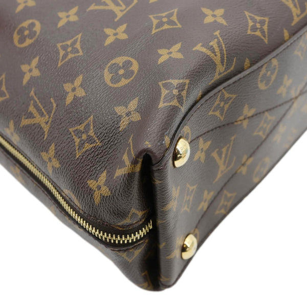 LOUIS VUITTON Voltaire Monogram Canvas Shoulder Bag Brown