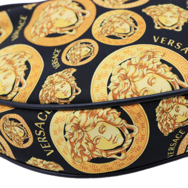 VERSACE Nylon Medusa Amplified Print Hobo Bag Multicolor