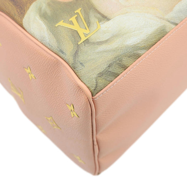 LOUIS VUITTON  Speedy 30 Fragonard Coated Canvas Satchel Bag Pink