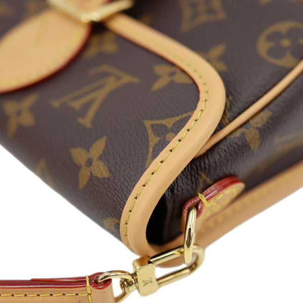 LOUIS VUITTON Nano Diane Monogram Canvas Shoulder Bag Brown