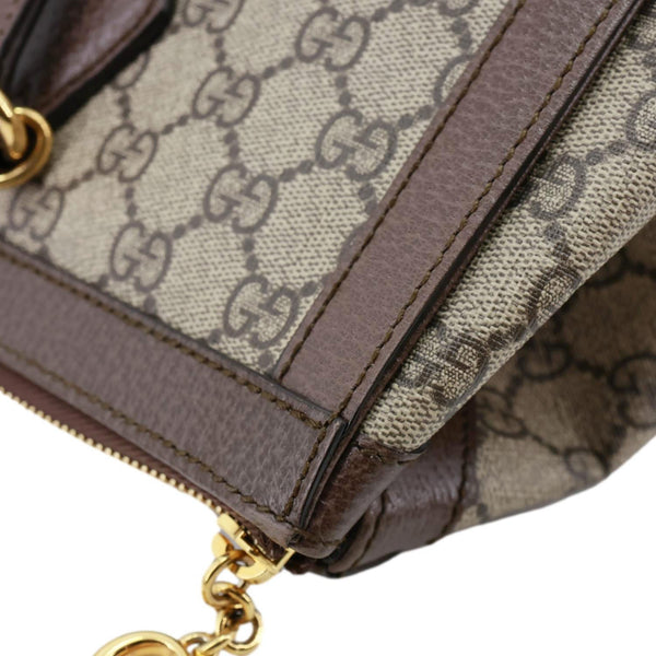 GUCCI Ophidia Medium GG Supreme Tote Shoulder Bag Beige 524537