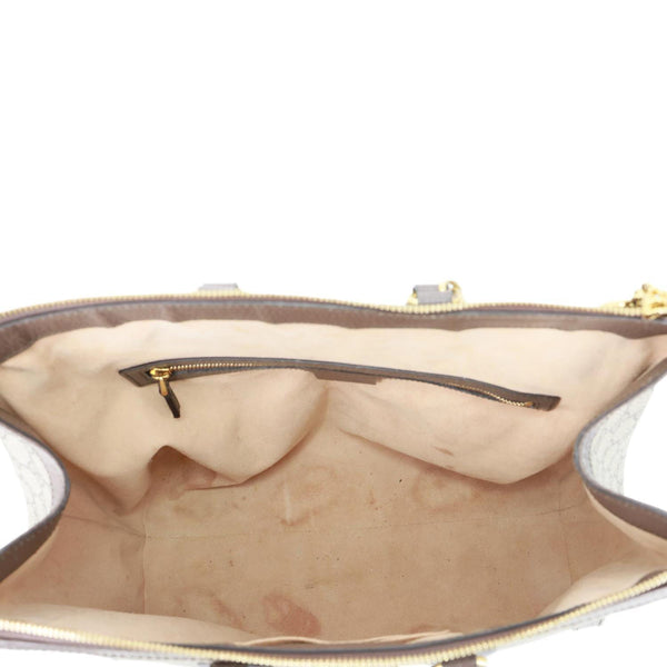 GUCCI Ophidia Medium GG Supreme Tote Shoulder Bag Beige 524537