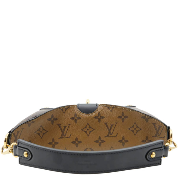 LOUIS VUITTON Bento Box East West Monogram Reverse Canvas Shoulder Bag Brown