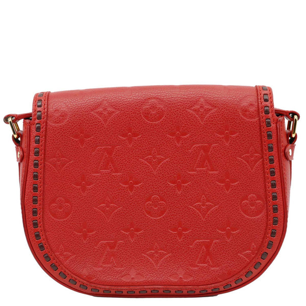 LOUIS VUITTON Junot Monogram Empreinte Leather Shoulder Bag Cherry