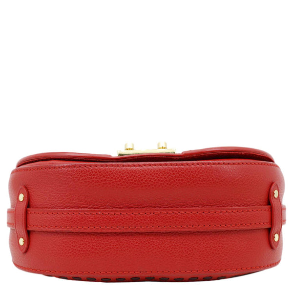 LOUIS VUITTON Junot Monogram Empreinte Leather Shoulder Bag Cherry