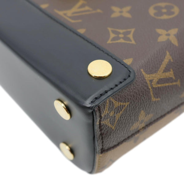 LOUIS VUITTON Bento Box East West Monogram Reverse Canvas Shoulder Bag Brown