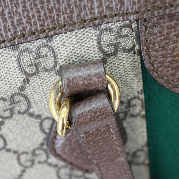 GUCCI Ophidia Medium GG Supreme Tote Shoulder Bag Beige 524537