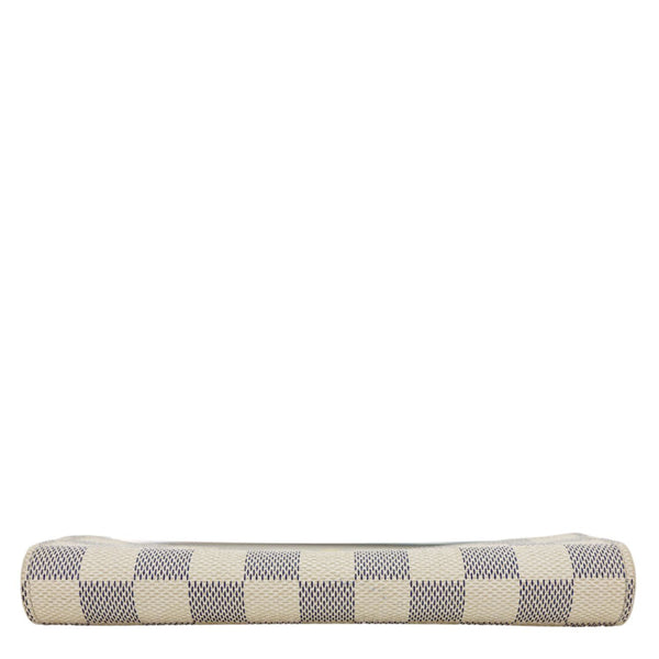 LOUIS VUITTON Sarah Damier Azur Wallet White