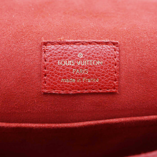 LOUIS VUITTON Junot Monogram Empreinte Leather Shoulder Bag Cherry