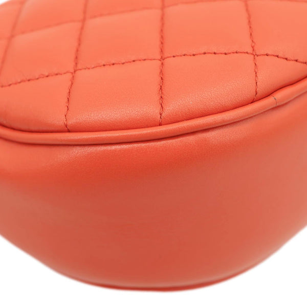 VERSACE La Medusa Body Quilted Leather Crossbody Bag Red