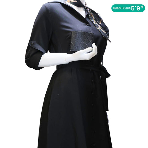 GUCCI GG Signature Leather Bifold Men's Wallet Black 473916