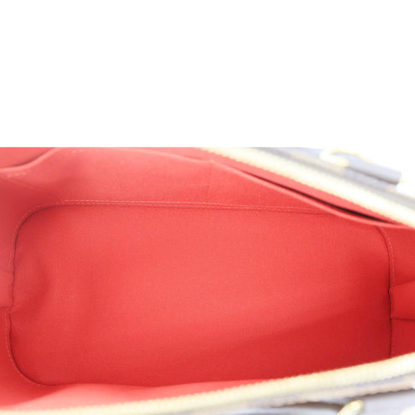 LOUIS VUITTON Alma PM Damier Ebene Satchel Bag Brown