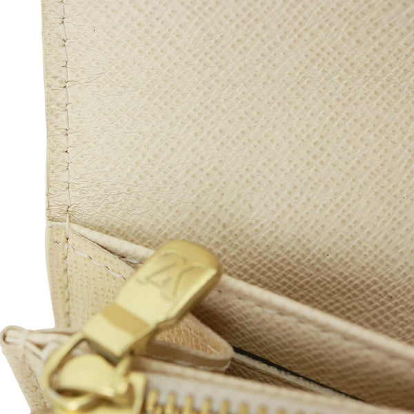 LOUIS VUITTON Sarah Damier Azur Wallet White