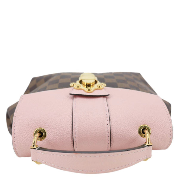 LOUIS VUITTON Clapton Damier Ebene Backpack Bag Pink
