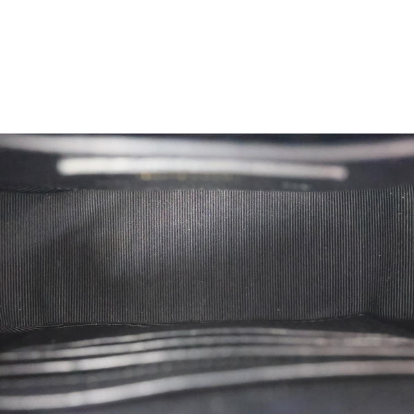 YVES SAINT LAURENT Lou Grained Leather Camera Crossbody Bag Black