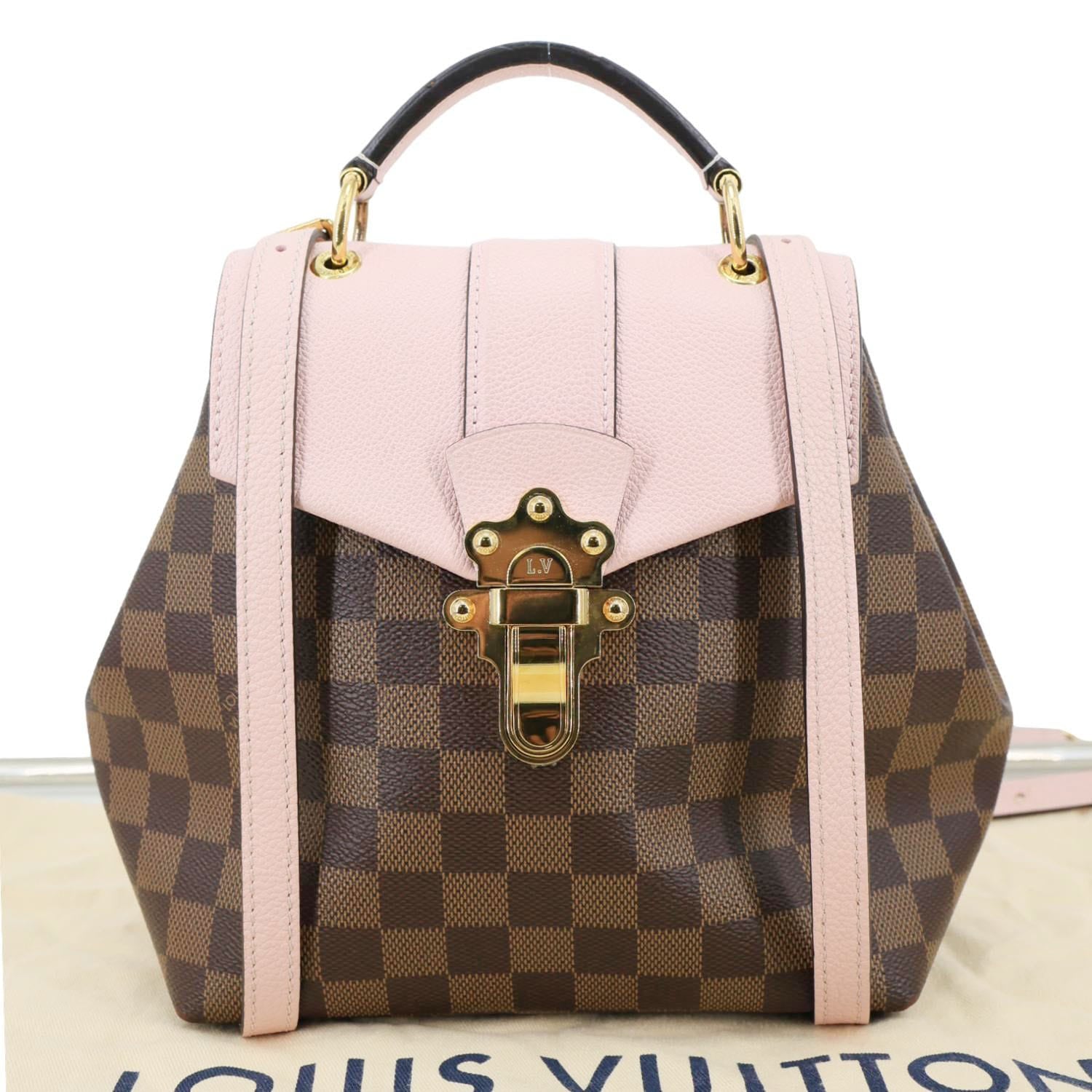 louis vuitton clapton backpack for sale Louis Vuitton Clapton Damier And Leather Backpack