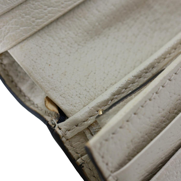 GUCCI Ophidia GG Supreme Canvas Card Case Wallet Beige 523155