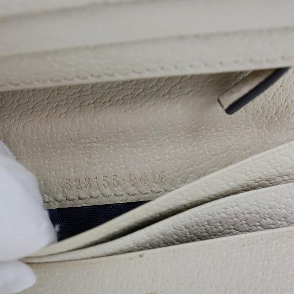 GUCCI Ophidia GG Supreme Canvas Card Case Wallet Beige 523155