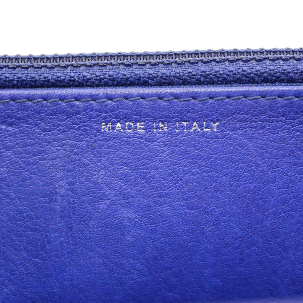 CHANEL Fancy CC Quilted Calfskin Leather Wallet On Chain Bag Royal Blue