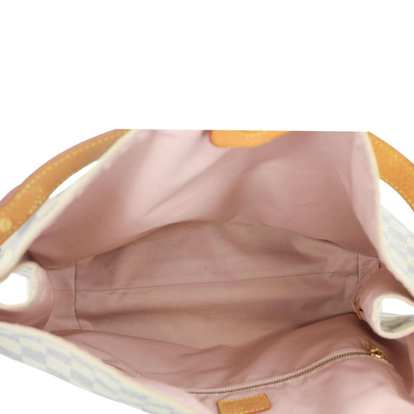 LOUIS VUITTON Graceful MM Damier Azur Hobo Bag Rose Ballerine