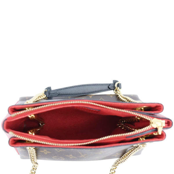 LOUIS VUITTON Surene BB Monogram Canvas Shoulder Bag Red