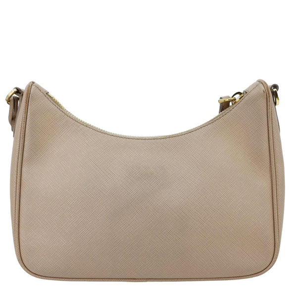 PRADA Re-Edition 2005 Saffiano Leather Shoulder Bag Beige