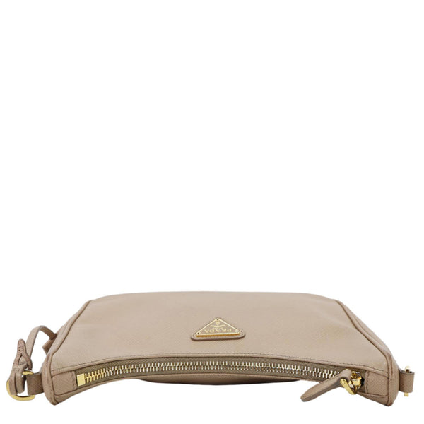 PRADA Re-Edition 2005 Saffiano Leather Shoulder Bag Beige