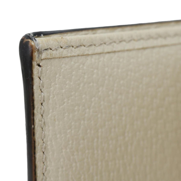 GUCCI Ophidia GG Supreme Canvas Card Case Wallet Beige 523155
